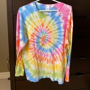 Aritzia TNA tie dye long sleeve